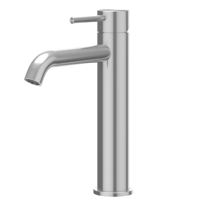 IVY Concord Mitigeur de lavabo - montage sur plage - hauteur moyenne - coldstart - RVS316 - brossé