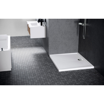 Novellini Olympic New douchebak acryl vierkant 100x100x4.5cm wit