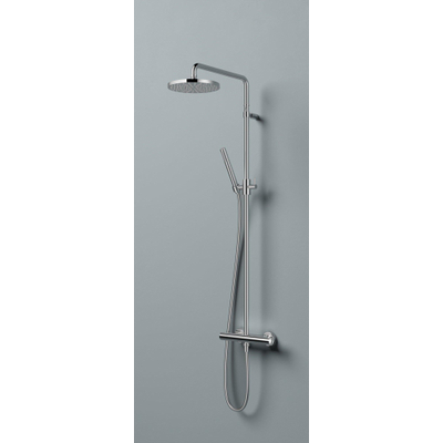 Hotbath Buddy Ensemble de douche pluie thermostatique - chrome