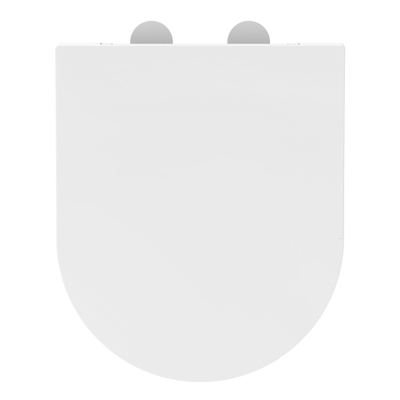 QeramiQ Dely Swirl Compact Zitting - softclose - quickrelease - 25mm - glans wit