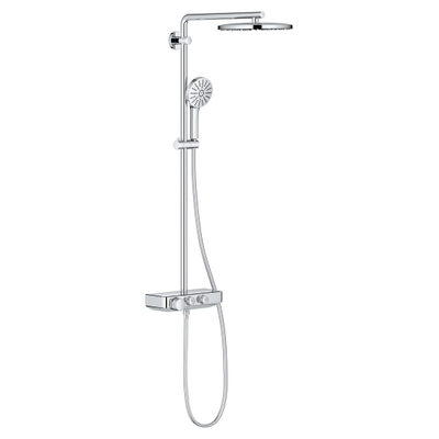GROHE Vitalio Joy+ doucheset - 28cm - rond - thermostatisch - SmartControl - chroom