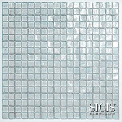 Sicis Waterglass Mozaïektegel 30x30cm 4mm 45 Bleusky