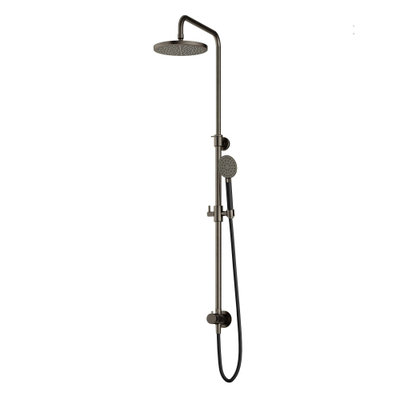 Hotbath Cobber ensemble de douche, douche de tête 20cm et flexible de douche 1,5mtr avec douchette à main en fer antique