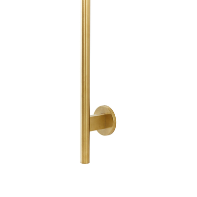 Rosani ONE Elektrische Handdoekradiator 170cm hoog - 30Watt - geborsteld messing (licht beschadigd) OUTLETSTORE