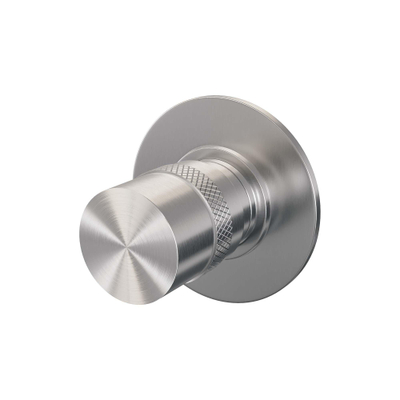 Robinet d'arrêt encastré Brauer Brushed Edition - avec partie encastrable - PVD - inox brossé DESTOCKAGE