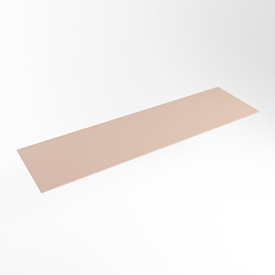 Mondiaz TOP 41 Plan sous vasque - 150x41x0.9cm - compatible comme plan de meuble - solid surface - Rosee