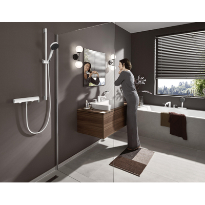 Hansgrohe Addstoris zeephouder met schaal mat wit
