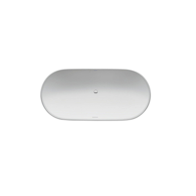 Duravit Luv Vrijstaand bad - 1800x850mm - met mantel - inclusief af- en overloopgarnituur - mat wit