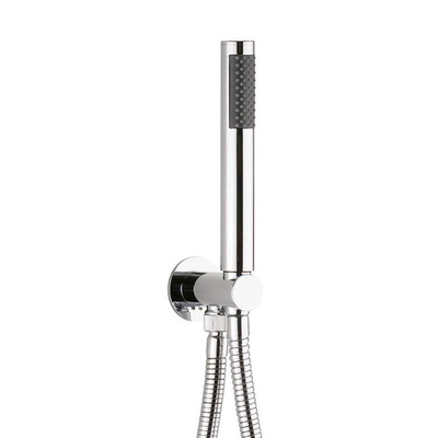 Crosswater MPRO Staafhanddouche - 1 stand - met handdouchehouder en 150cm doucheslang - hoogglans chroom