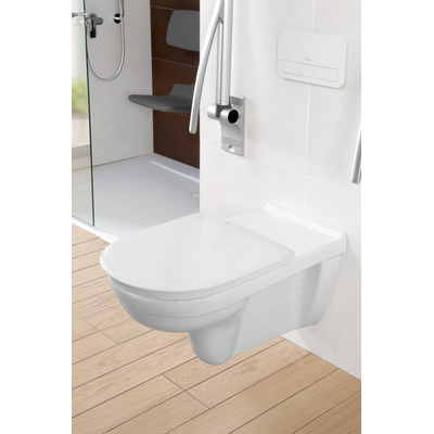 Villeroy & Boch O.novo Vita WC suspendu allongé à fond creux sans bride 36x70cm ceramic+ blanc