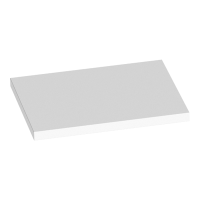 BRAUER Ocean Medium topblad - 60x46x4cm - mat wit