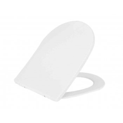 Wiesbaden Shade slim toiletzitting softclose en quick release mat wit