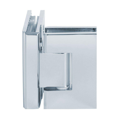BRAUER Create Cabine de douche carrée en 3 parties 100x100cm sans profilé avec verre de sécurité anticalcaire 8mm Chrome brillant