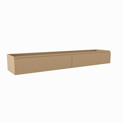 Mondiaz FOGE wastafelonderkast - 190x41x25cm - 2 lades - uitsparing midden - softclose - Oro