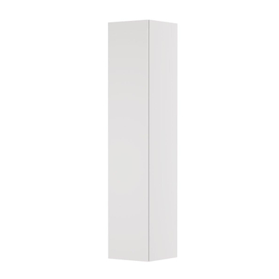 INK Badkamerkast - 35x35x169cm - 1 deur - Links en rechtsdraaiend - greeploos - MDF lak - wit hoogglans