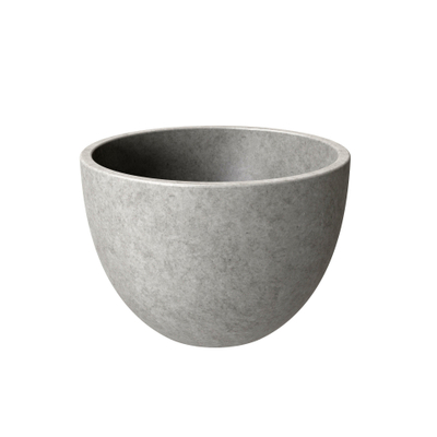 Ideavit Mini Waskom - 22.5x22.5x15cm - rond - concrete - beton - beige OUTLETSTORE