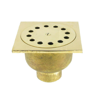 Van den Berg Laiton poli siphon de sol avec sortie verticale 10x10cm