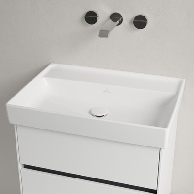 Villeroy & Boch COLLARO Lavabo 65x16x8.5cm sans trop-plein ni trou de robinet Ceramic+ Blanc Alpin