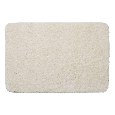 Sealskin angora tapis de bain 60x90 cm polyester blanc cassé