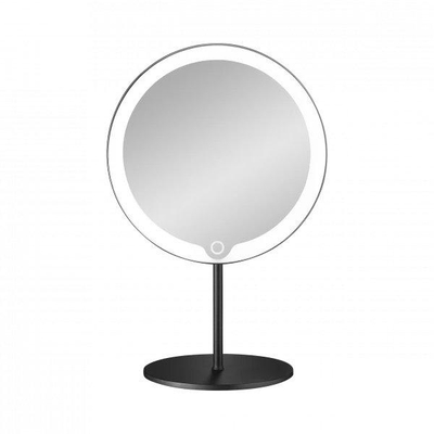 Blomus Modo Make-up Spiegel - LED - hoogte 34,5cm - breedte 20cm - lengte 14cm - Zwart