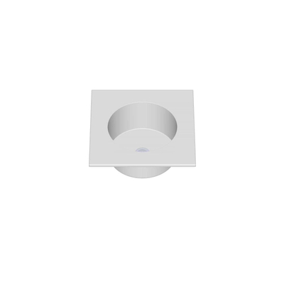 Ink ufo lavabo 48x18x48cm 0 trous pour robinet 1 lavabo porcelaine blanc brillant