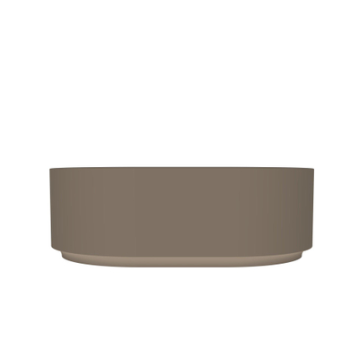 Arcqua Case waskom - ovaal - 40x28cm - mat truffel