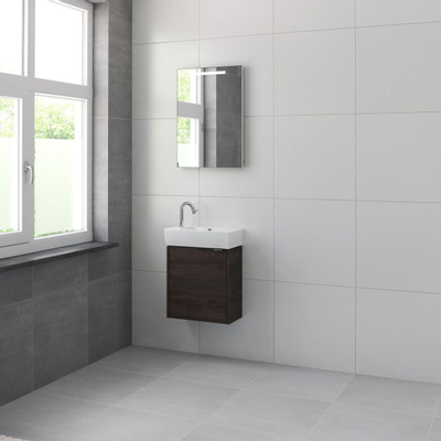 Bruynzeel Doro Meuble sous-lavabo avec fermeture softclose 47x50x23cm gauche et droite Gladstone