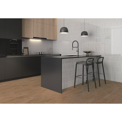 ÉCHANTILLON Terravito Girivo Carreau mural en céramique - 35x35cm - 9.2mm - Gris
