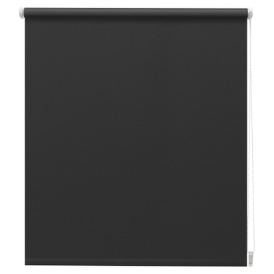 Intensions Rolgordijn 120x190x5cm verduisterend Polyester met kunststof raamwerk Zwart