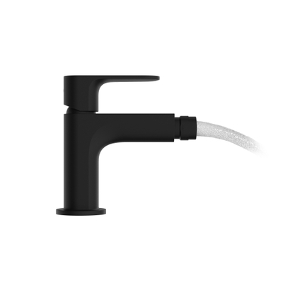 Hansgrohe Rebris s Mitigeur bidet 1 trou avec vidage à tirette noir mat