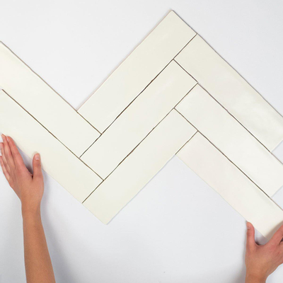 Cifre Ceramica Colonial Carrelage mural - 7.5x30cm - 8.6mm - Rectangle - Crème mat