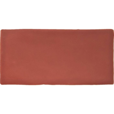 Terravito Galeno wandtegel - 7.5x15cm - 8.5mm - Rechthoek - Rood mat
