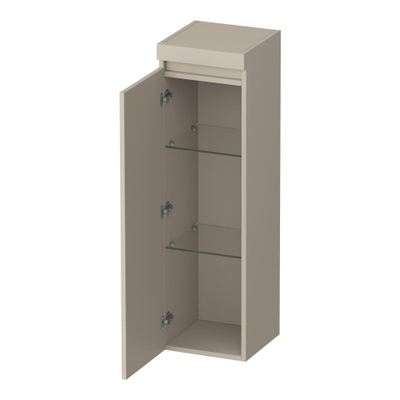 BRAUER Joy armoire salle de bain - 120x35x35cm - avec 1 porte sans poignée ouvrant vers la gauche mat beige