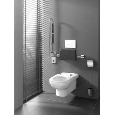 Emco System 2 porte-rouleau de papier toilette avec couvercle chrome