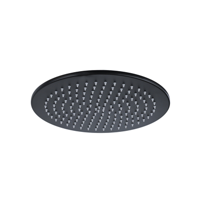 Fortifura Calvi Hoofddouche 30cm - rond - 6mm - zwart mat