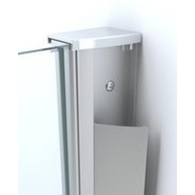 Wiesbaden chrome profil mural paroi de douche épaisseur 1cm L=200cm