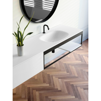 Clou Frame colonne profilée 110x50,3cm Noir mat