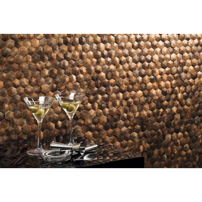 Dune Materia Mosaics Carreau mosaïque - 26x30,2cm - 6,0mm - Brun