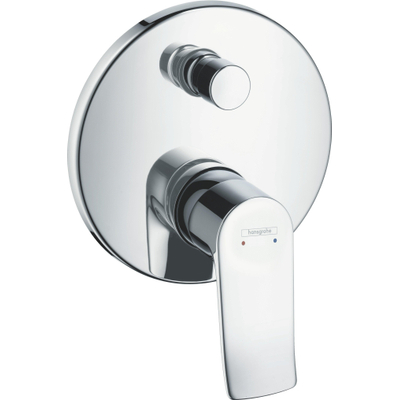 Hansgrohe Metris élément de finition pour robinet de baignoire encastré avec inverseur pour Exafill chrome