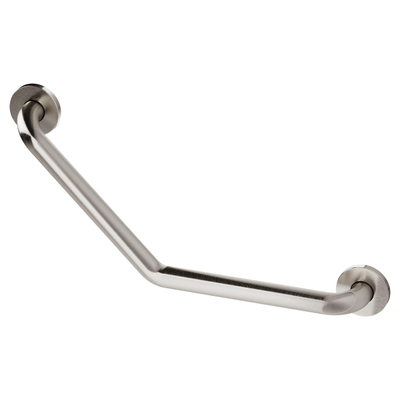 Haceka Kosmos Comfort Wall Barre d'appui de baignoire - 55cm - angle - chrome brossé