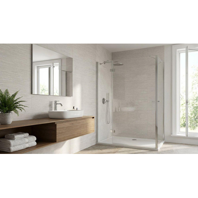 Cifre Ceramica Overland wandtegel - 60x120cm - Rechthoek - 10.5mm - gerectificeerd - Natuursteen look - Pearl