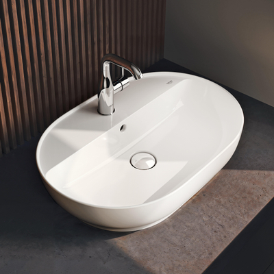 GROHE Essence New wastafelkraan - m-size - opbouw - hoog - eengreeps - zonder waste - chroom