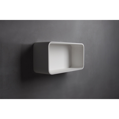 Ideavit Solidtondo Nis 60x30cm Solid surface mat wit
