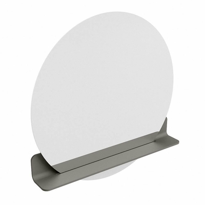 Mondiaz SPOT Miroir de salle de bain - rond 80cm - plan de miroir - couleur Smoke