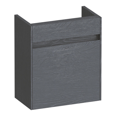 BRAUER Inspire meuble de lavabo pour WC - 40x45x22cm - porte ouvrant vers la droite - sans poignée - Timber Grey