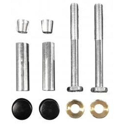 Wiesbaden Ensemble de vis pour support mural 2 pièces mat noir