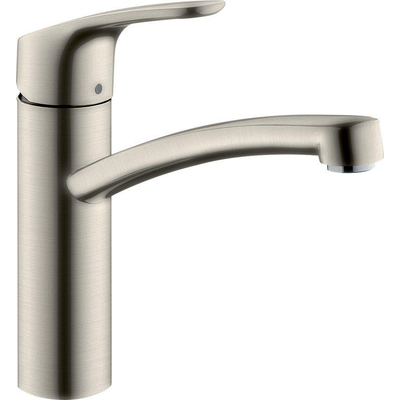 Hansgrohe Focus m41 Eengreeps keukenmengkraan - 160 - rvs look