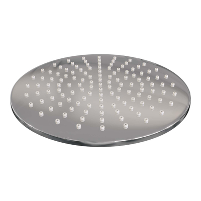 Brauer Chrome Edition Ensemble de douche de pluie encastré - douche de tête 30 cm - 3 boutons lisses - bras mural droit - barre de douche - douchette bâton 1 jet - chrome