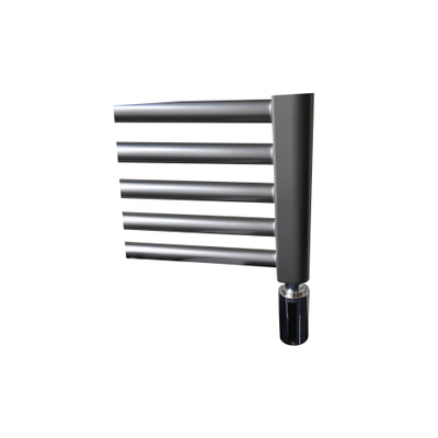 Sanicare electrische design radiator 111,8 x 60 cm. gun metal met WiFi thermostaat chroom