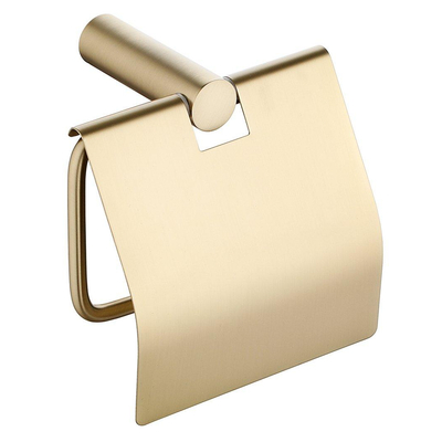 Wiesbaden Ida Porte-rouleau de papier toilette avec clapet laiton brossé